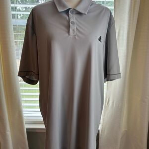 Adidas Men's Gray Polo Shirt